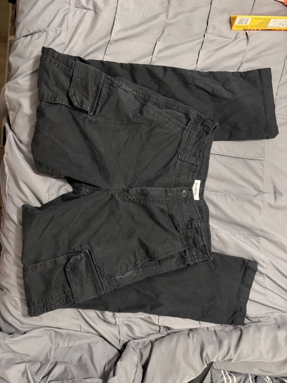 Goodfellow & Co Black Men's Cargo Pants - Classic Utility Style